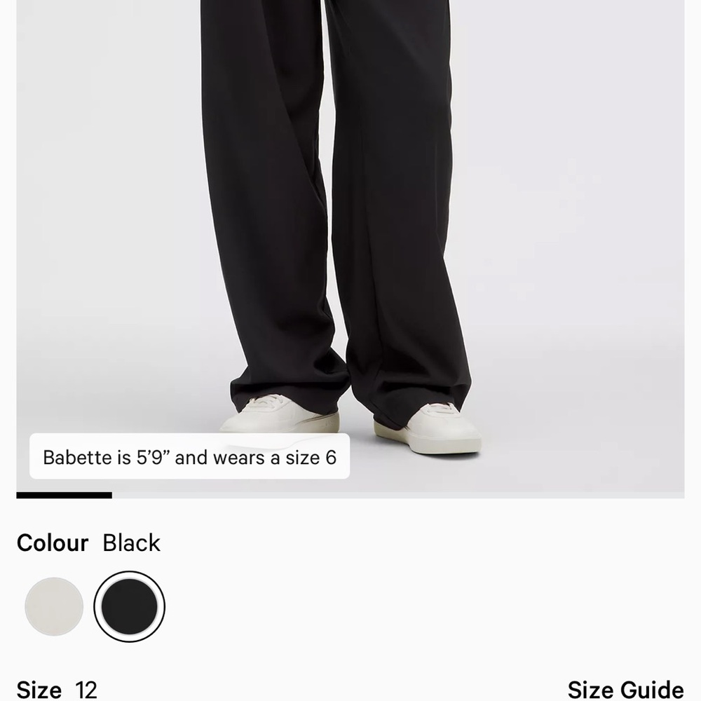 lululemon athletica Black Women's Pants